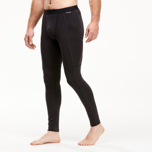 Simond Merino Tights Herren lange Unterwäsche Trekking - MT500 schwarz