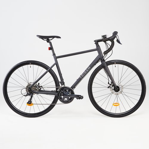 Triban Rennrad Endurance RC500 Shimano Sora Schwarz