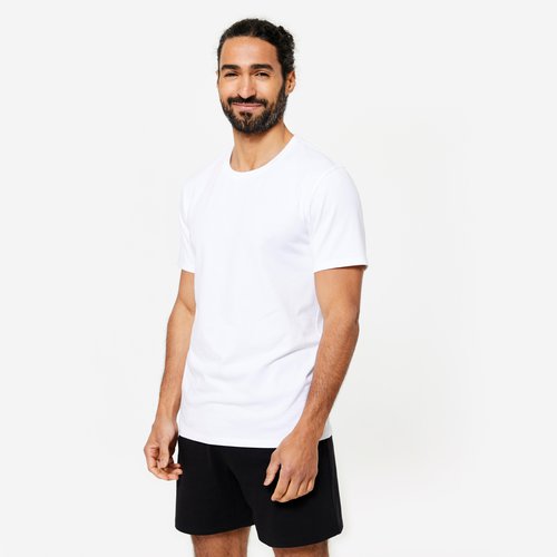 Domyos T-Shirt Herren - 100 weiss