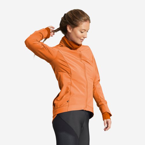 Rockrider Fahrradjacke MTB Damen orange