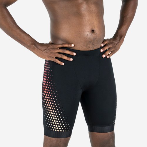 Nabaiji Badehose Jammer Herren - Fiti Mesh schwarz/rot