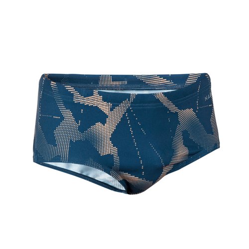 Nabaiji Badehose Slip - 900 All Ice blau/orange