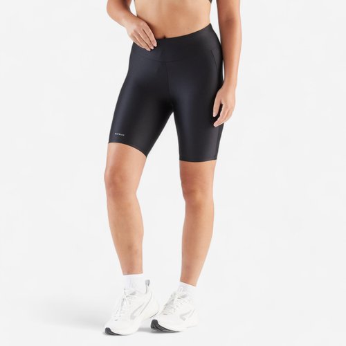 Kalenji Laufshorts kurz Radlerhose Damen - Run 100 schwarz