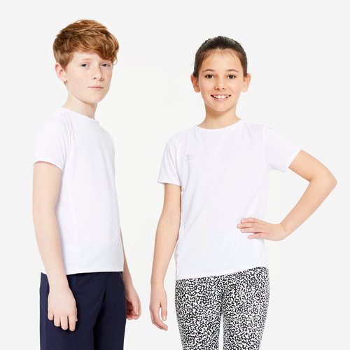 Decathlon T-Shirt Kinder atmungsaktiv - weiss
