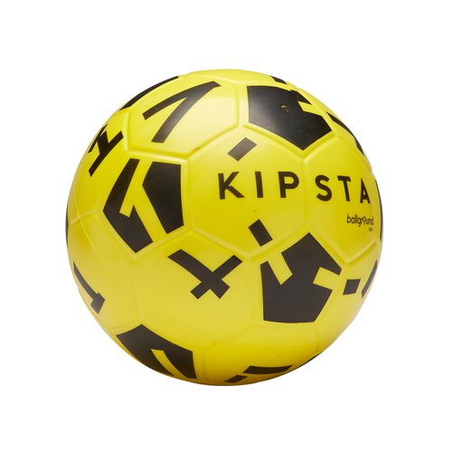 Kipsta Fussball Ballground 500 Schaumstoff Größe 4 gelb/schwarz