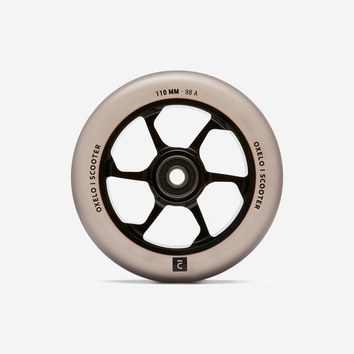 Decathlon Scooter-Rolle Alu PU 110mm grau
