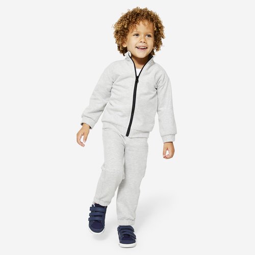 Domyos Trainingsanzug Babys/Kleinkinder warm Regular - grau