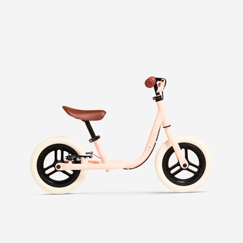 Btwin Kinderlaufrad 10 Zoll Runride 500 rosa/beige