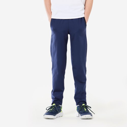 Domyos Jogginghose Kinder warm atmungsaktiv - S500 dunkelblau