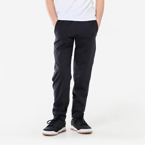 Domyos Jogginghose Kinder warm atmungsaktiv - schwarz