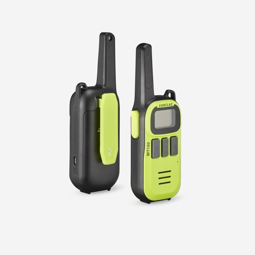Forclaz Walkie-Talkie-Set WT100 wiederaufladbar USB 5 km