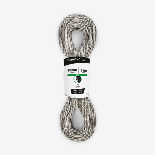 Simond Kletterseil 10 mm × 25 m - Klimb Gym schwarz