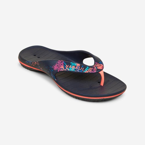 Nabaiji Zehensandalen Damen - Tonga 500 marineblau/koralle