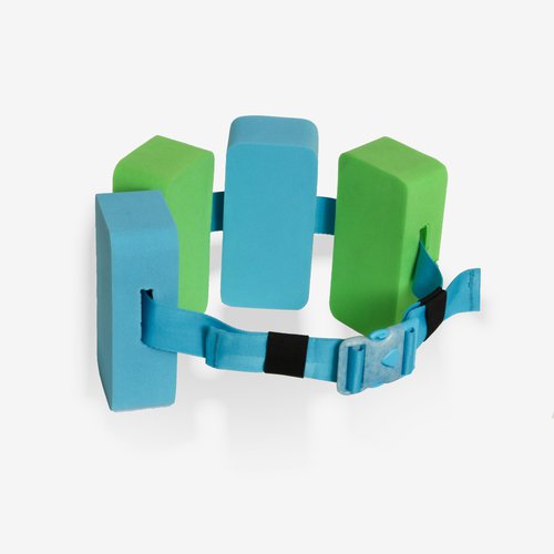 Nabaiji Schwimmgürtel mit Schaumstoffelementen 15–60 kg - blau/grün