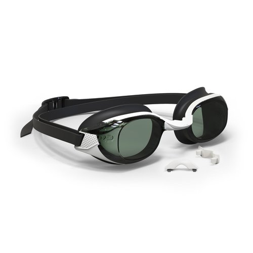 Nabaiji Schwimmbrille Korrekturgläser getönte Gläser Einheitsgrösse - BFit schwarz