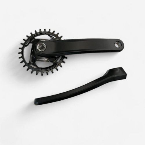 Rockrider MTB Kurbelgarnitur Einfachkettenblatt 9 Gänge 30 Zähne 175 mm Vierkantachse