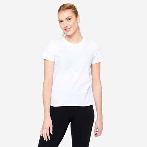 Domyos T-Shirt Damen - 100 weiss