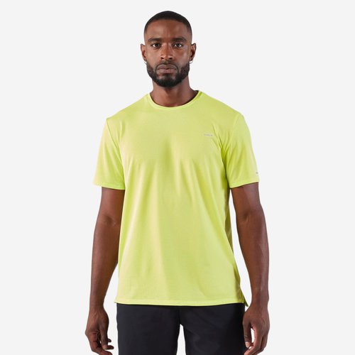 Kiprun Laufshirt kurzarm Herren atmungsaktiv - Run 500 Dry gelb
