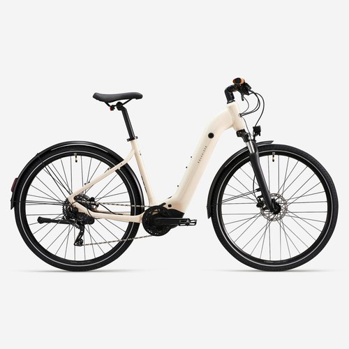 Rockrider E-Bike SUV Trekking 28 Zoll e-actv 500 LF niedriger Einstieg Yamaha beige