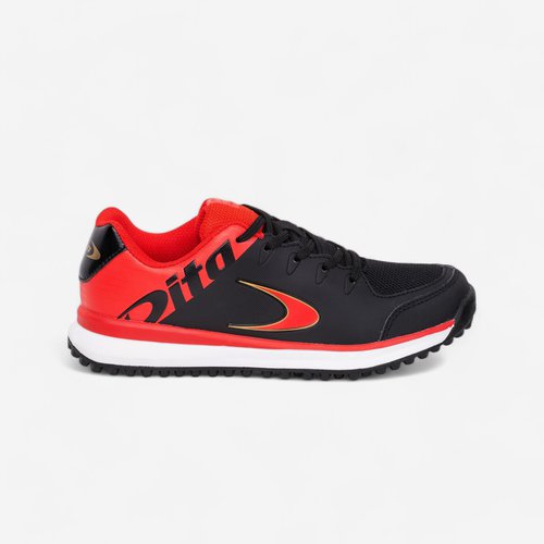 Dita Kinder Feldhockeyschuhe - LGHT150 rot/schwarz