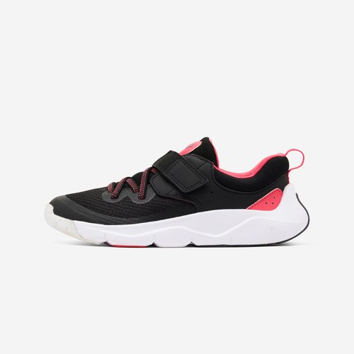 Decathlon Sportschuhe Kinder Klett & elast. Schnürung - Playful Fast schwarz/rosa