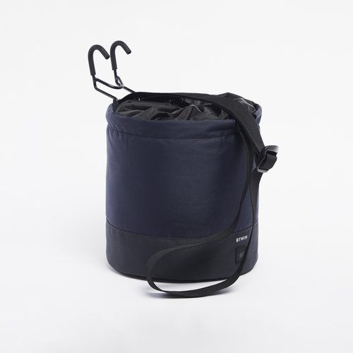 Btwin Fahrradkorb Klapprad faltbar 10 l mit Schultergurt blau