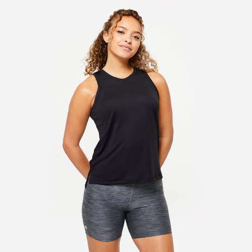 Domyos Tank-Top Damen - schwarz