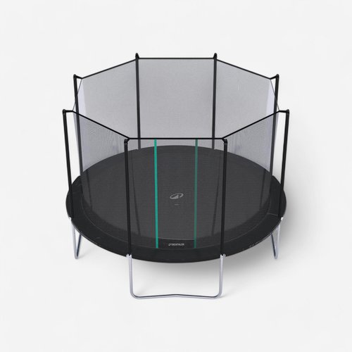 Domyos Trampolin mit Sicherheitsnetz Montage ohne Werkzeug - 360