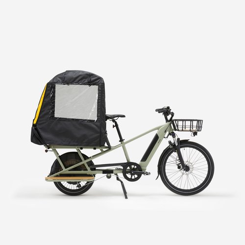 Decathlon Regenverdeck E-Lastenfahrrad Cargobike R500E reflektierend