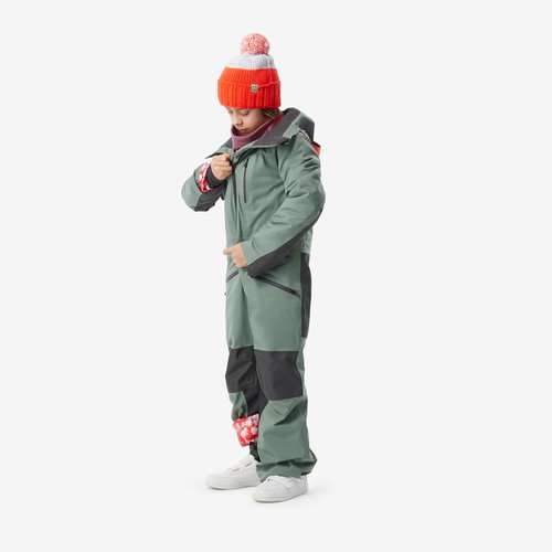 Wedze Schneeanzug Skianzug Kinder warm wasserdicht - 900 grün