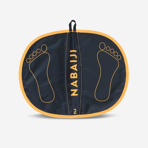 Nabaiji Bodenmatte fürs Schwimmbad - Hygiene Feet blau/orange