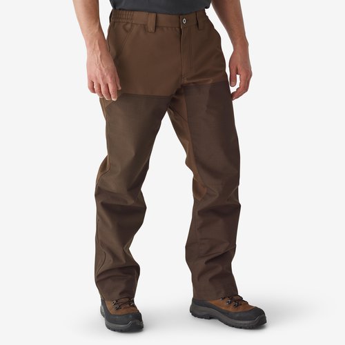 Solognac Jagdhose Regenhose RENFORT 500 Wald zweifarbig/braun