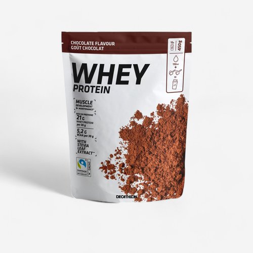 Decathlon Getränkepulver Whey Protein Schokolade 450 g