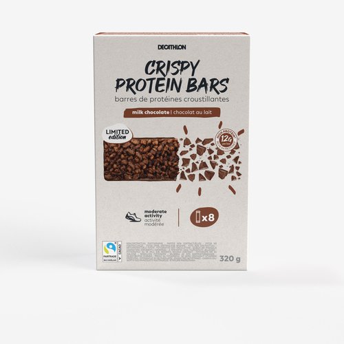 Aptonia Proteinriegel Schokolade knusprig - Crispy Choco Bar - 8 Stück