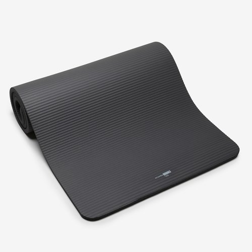 Domyos Pilatesmatte breit ultrabequem Dicke 20 mm - schwarz