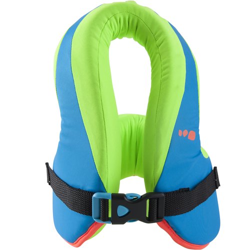 Nabaiji Schwimmweste - Swimvest+ grün/blau