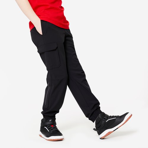 Decathlon Jogginghose Kinder Cargo - schwarz