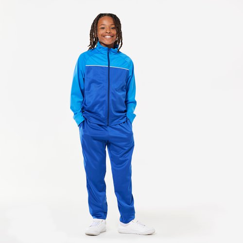Decathlon Trainingsanzug Kinder - blau/weiss