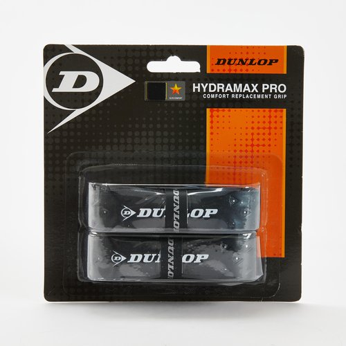Dunlop Squash Griffband Dunlop - Hydramax Pro 2er-Pack schwarz