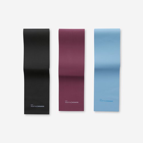 Domyos Fitness Band Trainingsband Pilates 3er Set 2 kg 3 kg 4 kg