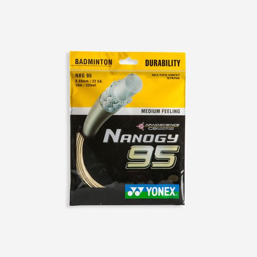 Yonex Badmintonsaite Nanogy 95 bernsteinfarben