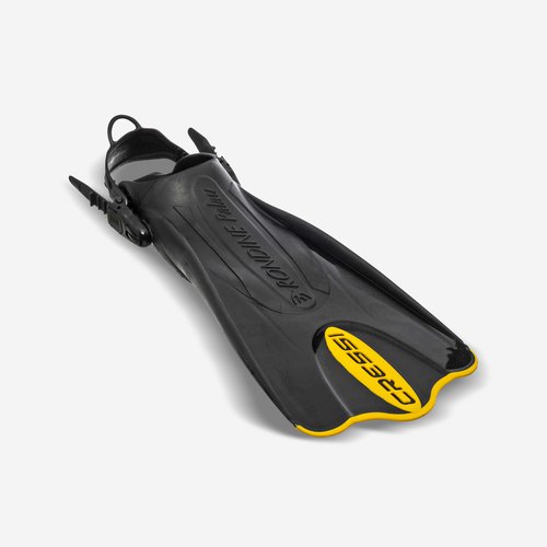 Cressi Schnorchelflossen Damen/Herren Cressi Palau SAF schwarz/gelb