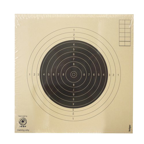 Kruger Zielscheiben 50 m 100 Stück 20 cm × 20 cm