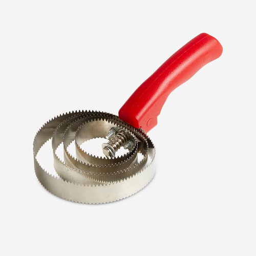 Kerbl Metallstriegel rot