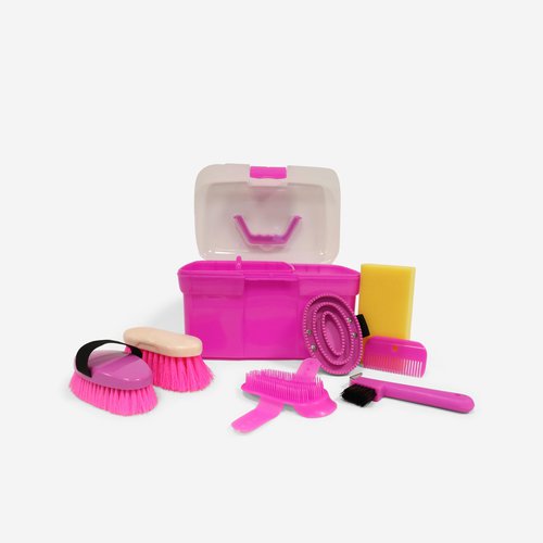 Kerbl Putzkasten Putzbox Kinder 7-teilig