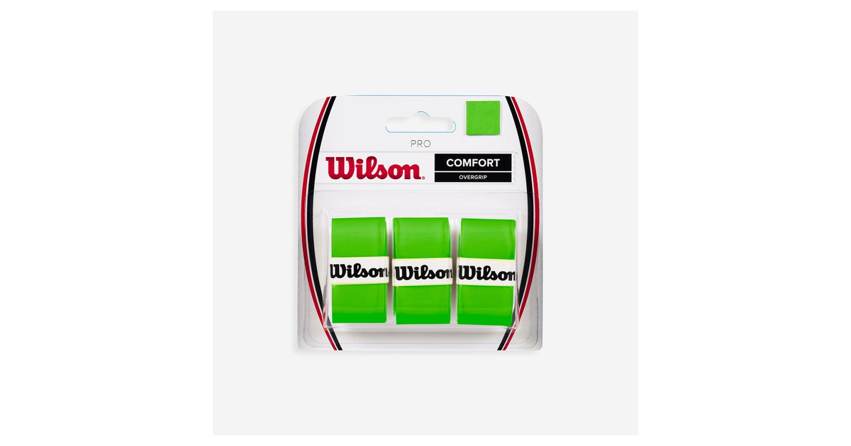 Wilson Pro Overgrip – Lot De 3 Grips Mixtes, Toucher Parfait, Utilisé Par Federer Et Serena Williams – Pour Tennis