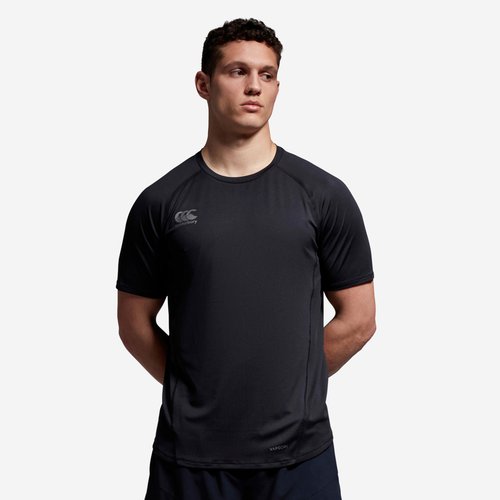 Canterbury Damen/Herren Rugby T-Shirt -Canterburry CCC Small Logo Super Light schwarz