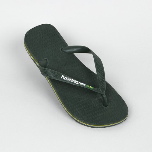 Havaianas Zehensandalen Herren - Brasil Logo olivengrün