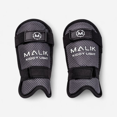 Malik Kinder Schienbeinschoner - Malik Kiddy Light grau