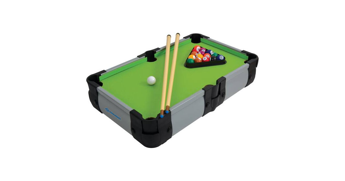 Professioneller Tischtennistisch Faltbar - 2,7 M, Inkl. Netz, Schläger & Bälle - Für Indoor & Outdoor, Mit Rollen